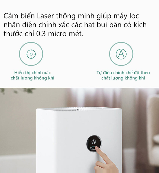 MÁY LỌC KHÔNG KHÍ XIAOMI MI AIR PURIFIER 4 PRO BHR5056EU - BẢN QUỐC TẾ