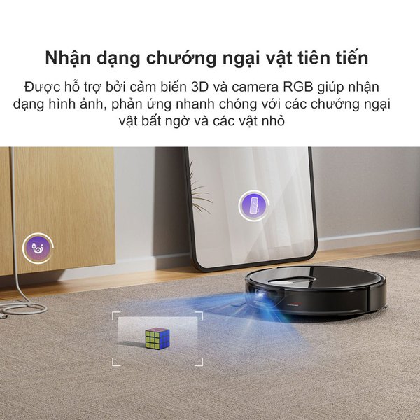 ROBOT HÚT BỤI LAU NHÀ ROBOROCK Q REVO SLIM – BẢN QUỐC TẾ – BH 24 THÁNG