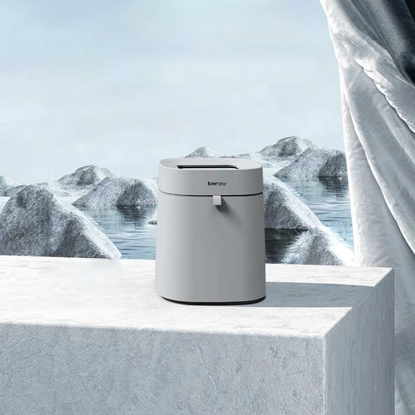 THÙNG RÁC THÔNG MINH TOWNEW T AIR LITE (GREY) – BẢN QUỐC TẾ – BH 12 THÁNG