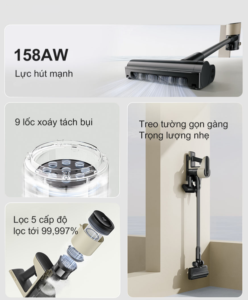 MÁY HÚT BỤI CẦM TAY KHÔNG DÂY ROBOROCK H5 – BẢN QUỐC TẾ