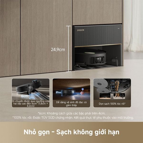 ROBOT HÚT BỤI LAU NHÀ DREAME X50 MASTER – BẢN QUỐC TẾ