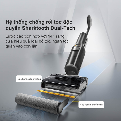 MÁY HÚT BỤI LAU SÀN KHÔ VÀ ƯỚT ROBOROCK F25 - BẢN QUỐC TẾ