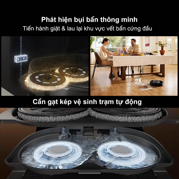 ROBOT HÚT BỤI LAU NHÀ ROBOROCK Q REVO SLIM – BẢN QUỐC TẾ – BH 24 THÁNG
