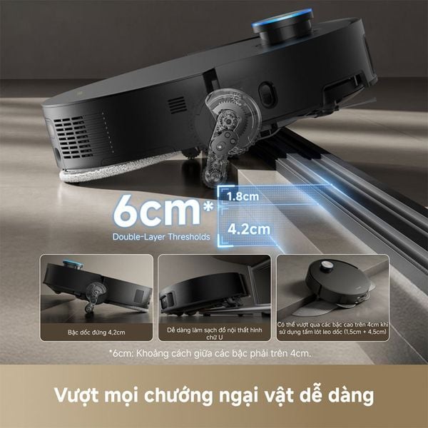 ROBOT HÚT BỤI LAU NHÀ DREAME X50 MASTER – BẢN QUỐC TẾ