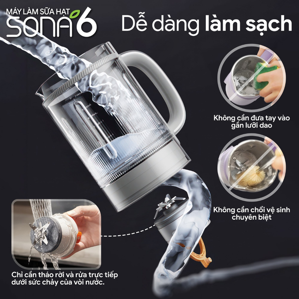 MÁY LÀM SỮA HẠT 2GOOD SONA 6 (1,8L) - HÀNG CHÍNH HÃNG