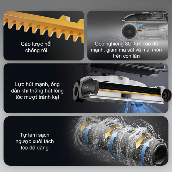 MÁY HÚT BỤI LAU SÀN KHÔ VÀ ƯỚT ROBOROCK F25 - BẢN QUỐC TẾ