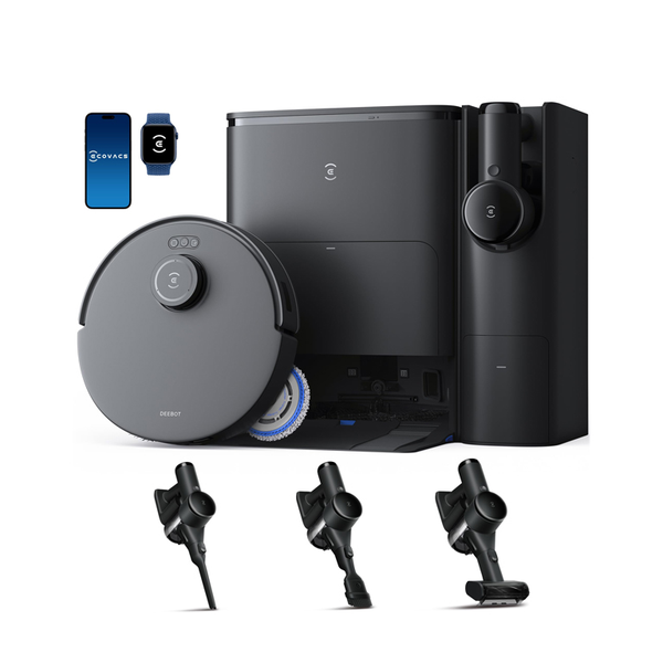 Robot hút bụi lau nhà và máy hút bụi cầm tay Ecovacs DEEBOT T30S COMBO – BẢN QUỐC TẾ
