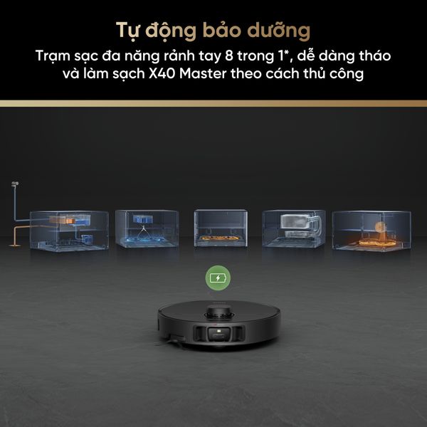 Robot Hút Bụi Lau Nhà Dreame X40 Master – Bản Quốc Tế