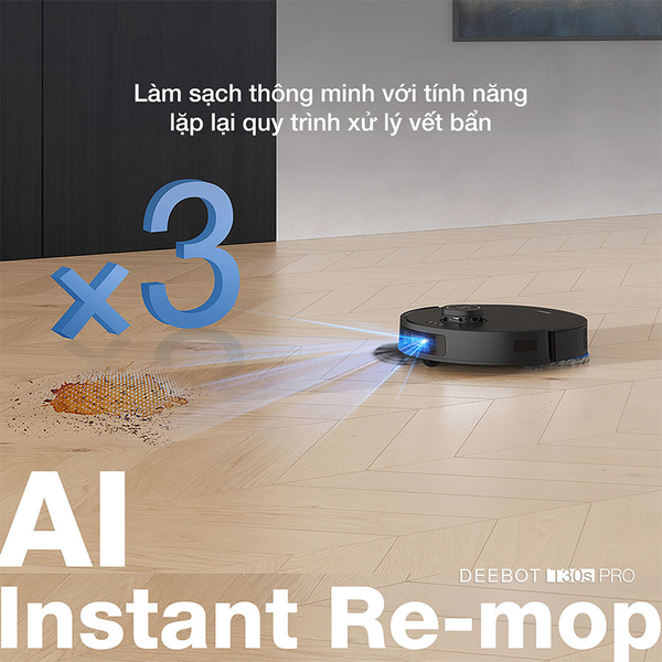 ROBOT HÚT BỤI LAU NHÀ ECOVACS DEEBOT T30S PRO – BẢN QUỐC TẾ 2025