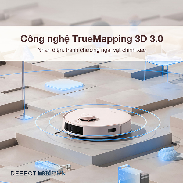 ROBOT HÚT BỤI LAU NHÀ ECOVACS DEEBOT T30 OMNI – BẢN QUỐC TẾ