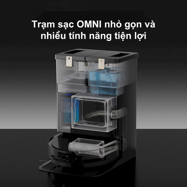 ROBOT HÚT BỤI LAU NHÀ ECOVACS DEEBOT X8 PRO OMNI – BẢN QUỐC TẾ