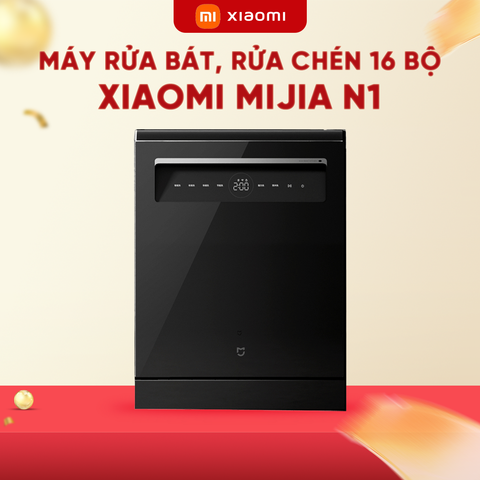 MÁY RỬA BÁT, RỬA CHÉN 16 BỘ XIAOMI MIJIA N1 SMART DISHWASHER – KHỬ TRÙNG ĐA NĂNG, DIỆN TÍCH LỚN – BH 12 THÁNG