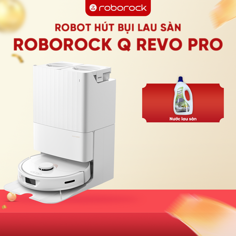 ROBOT HÚT BỤI LAU NHÀ ROBOROCK Q REVO PRO – BẢN QUỐC TẾ – BH 24 THÁNG