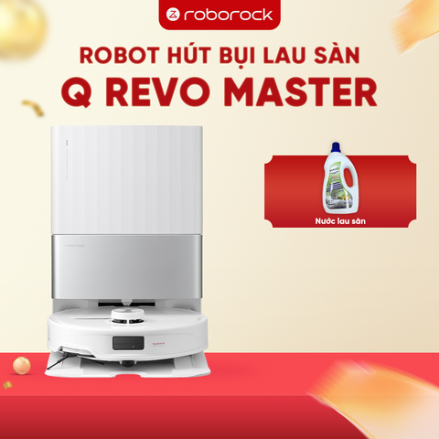 ROBOT HÚT BỤI LAU NHÀ ROBOROCK Q REVO MASTER – BẢN QUỐC TẾ – BH 24 THÁNG