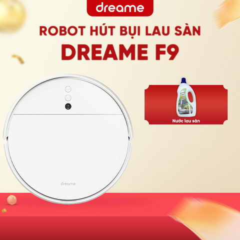 ROBOT HÚT BỤI LAU NHÀ THÔNG MINH DREAME F9 – BẢN QUỐC TẾ – BH 12 THÁNG