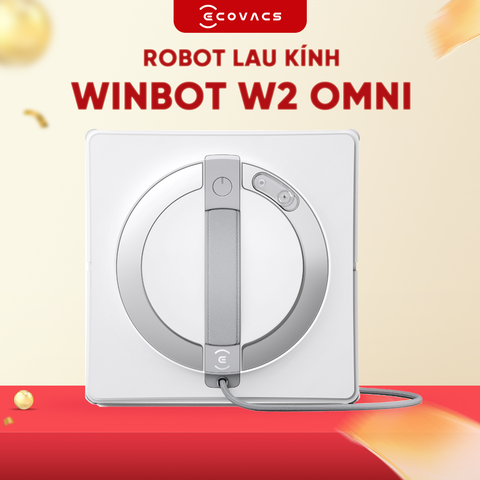 ROBOT LAU KÍNH ECOVACS WINBOT W2 OMNI - BH 12 THÁNG