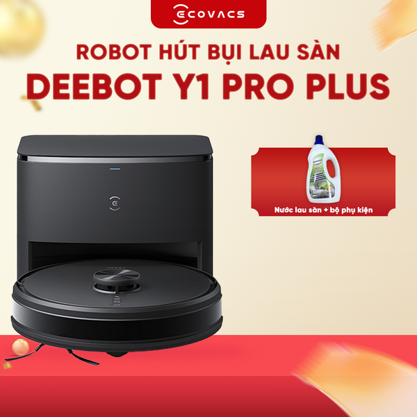 ROBOT HÚT BỤI LAU NHÀ ECOVACS DEEBOT Y1 PRO PLUS – BẢN QUỐC TẾ