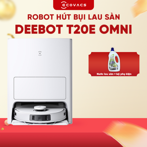 ROBOT HÚT BỤI LAU NHÀ ECOVACS DEEBOT T20E OMNI – BẢN QUỐC TẾ