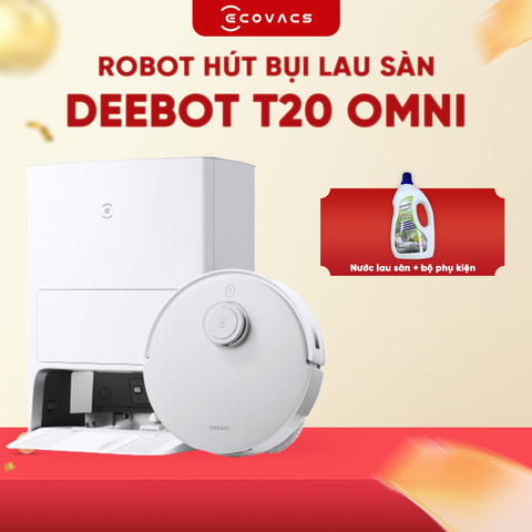 ROBOT HÚT BỤI LAU NHÀ ECOVACS DEEBOT T20 OMNI – BẢN QUỐC TẾ