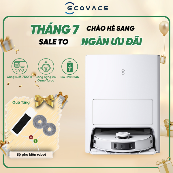 ROBOT HÚT BỤI LAU NHÀ ECOVACS DEEBOT T20E OMNI – BẢN QUỐC TẾ