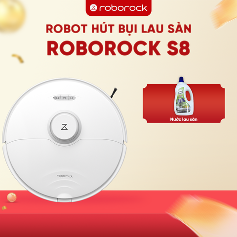 ROBOT HÚT BỤI LAU NHÀ ROBOROCK S8 – BẢN QUỐC TẾ – BH 24 THÁNG