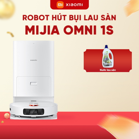 ROBOT HÚT BỤI LAU NHÀ THÔNG MINH XIAOMI MIJIA OMNI 1S - BH 6 THÁNG