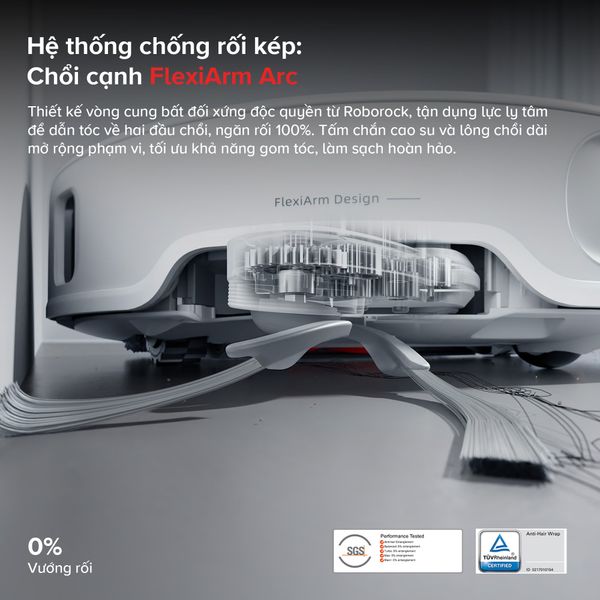 Robot Hút Bụi Lau Nhà Roborock Qrevo EdgeT - Bản Quốc Tế