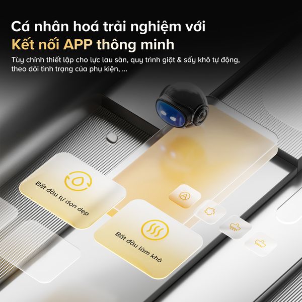 MÁY HÚT BỤI LAU SÀN KHÔ VÀ ƯỚT ROBOROCK F25 ACE COMBO – BẢN QUỐC TẾ