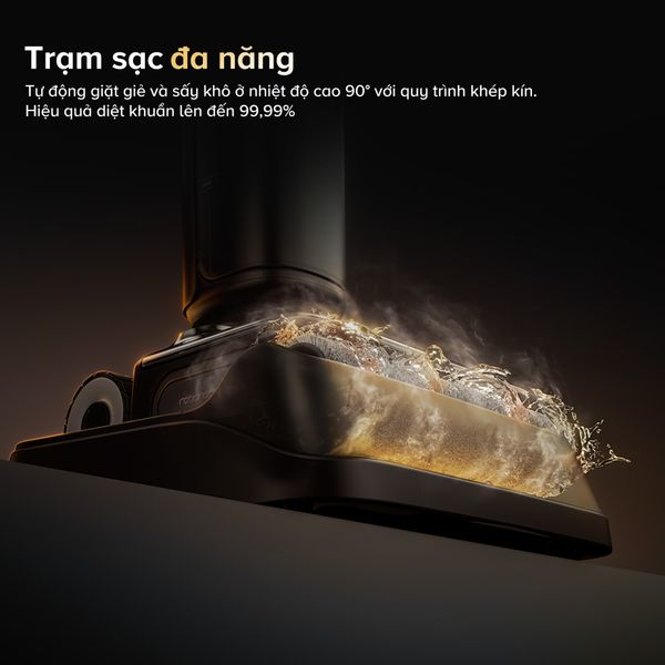 MÁY HÚT BỤI LAU SÀN KHÔ VÀ ƯỚT ROBOROCK F25 ACE COMBO – BẢN QUỐC TẾ