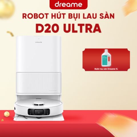ROBOT HÚT BỤI LAU NHÀ DREAME D20 ULTRA – BẢN QUỐC TẾ