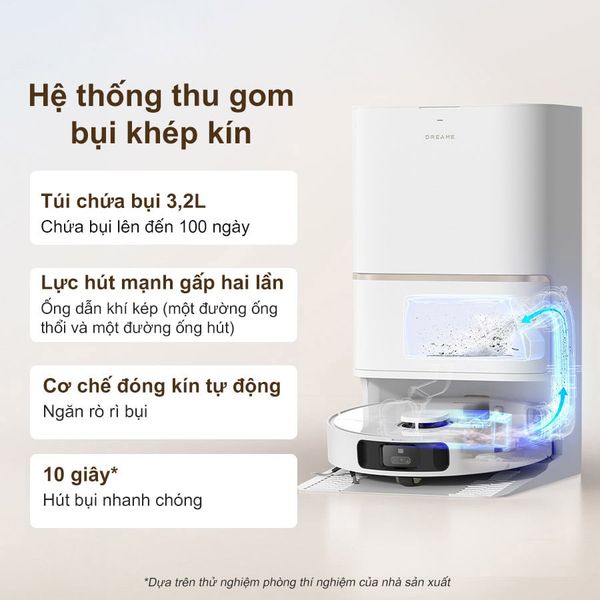 Robot hút bụi lau nhà Dreame L30s Ultra – Bản Quốc Tế