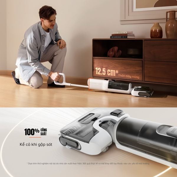 MÁY HÚT BỤI LAU SÀN KHÔ VÀ ƯỚT ROBOROCK F25 RT - BẢN QUỐC TẾ