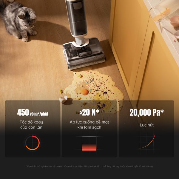 MÁY HÚT BỤI LAU SÀN KHÔ VÀ ƯỚT ROBOROCK F25 RT - BẢN QUỐC TẾ