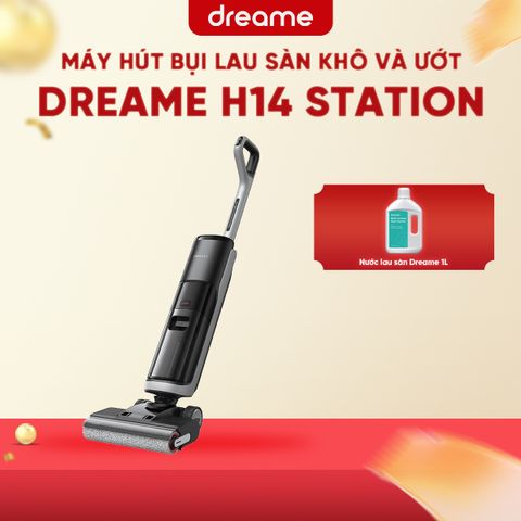 MÁY HÚT BỤI LAU SÀN KHÔ VÀ ƯỚT DREAME H14 STATION – BẢN QUỐC TẾ – BH 12 THÁNG