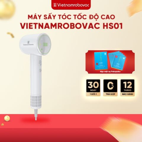MÁY SẤY TÓC VIETNAMROBOVAC DIGITAL HIGH - SPEED HS01- BH 12 THÁNG