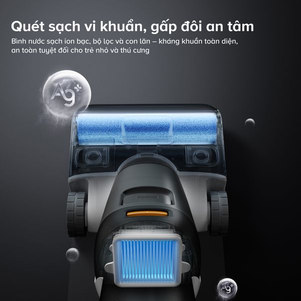 MÁY HÚT BỤI LAU SÀN KHÔ VÀ ƯỚT ROBOROCK F25 ACE COMBO – BẢN QUỐC TẾ
