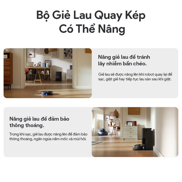 ROBOT HÚT BỤI LAU NHÀ ROBOROCK Q REVO S – BẢN QUỐC TẾ – BH 24 THÁNG