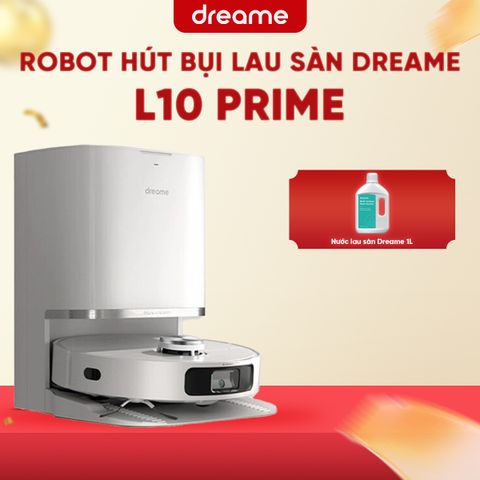 ROBOT HÚT BỤI LAU NHÀ THÔNG MINH DREAME L10 PRIME – BẢN QUỐC TẾ – BH 24 THÁNG