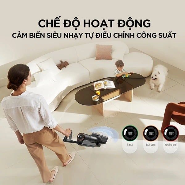 MÁY HÚT BỤI LAU SÀN KHÔ VÀ ƯỚT DREAME H12 PRO – BẢN QUỐC TẾ – BH 24 THÁNG