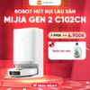ROBOT HÚT BỤI LAU NHÀ THÔNG MINH XIAOMI MIJIA GEN 2 C102CN - TỰ DỌN BỤI, GIẶT SẤY KHĂN