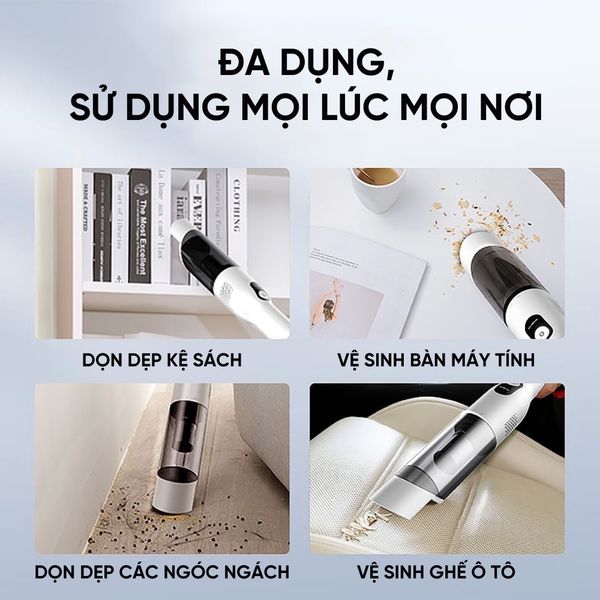 MÁY HÚT BỤI CẦM TAY KHÔNG DÂY TINECO MINI _ Siêu nhỏ gọn, lực hút mạnh mẽ