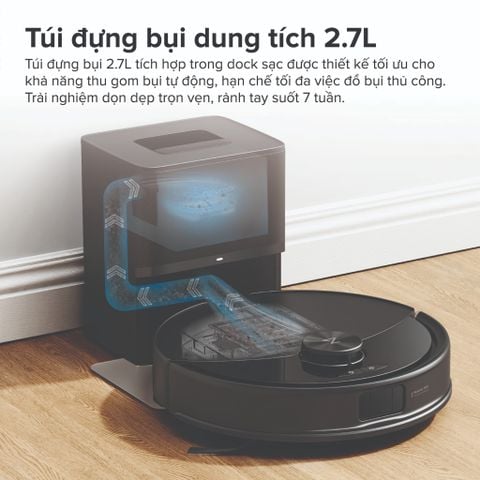Robot hút bụi lau nhà Roborock Q10 VF Plus - BẢN QUỐC TẾ - CHÍNH HÃNG