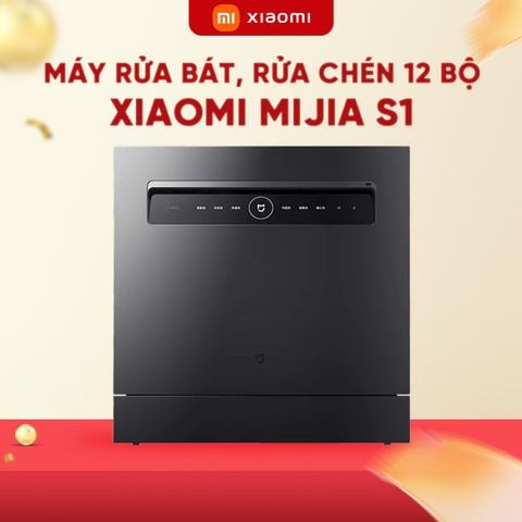 MÁY RỬA BÁT, RỬA CHÉN XIAOMI 12 BỘ MIJIA S1 – LÀM SẠCH NHANH, KHỬ TRÙNG 99,9%, CẢM BIẾN THÔNG MINH – BH 12 THÁNG