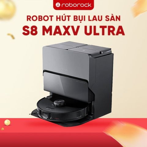 ROBOT HÚT BỤI LAU NHÀ ROBOROCK S8 MAXV ULTRA –BẢN QUỐC TẾ – BẢN CAO CẤP NHẤT 2024