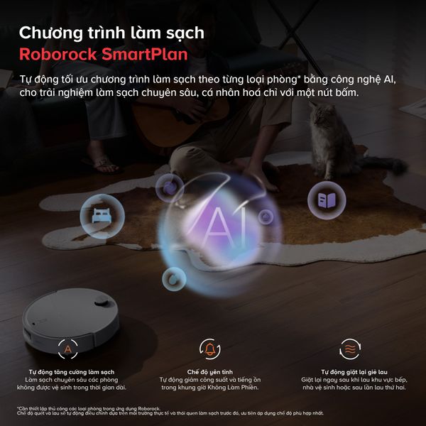 Robot Hút Bụi Lau Nhà Roborock Qrevo EdgeT - Bản Quốc Tế