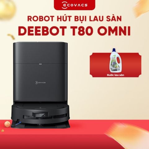 Robot hút bụi lau nhà Ecovacs T80 Omni – Bản Quốc Tế