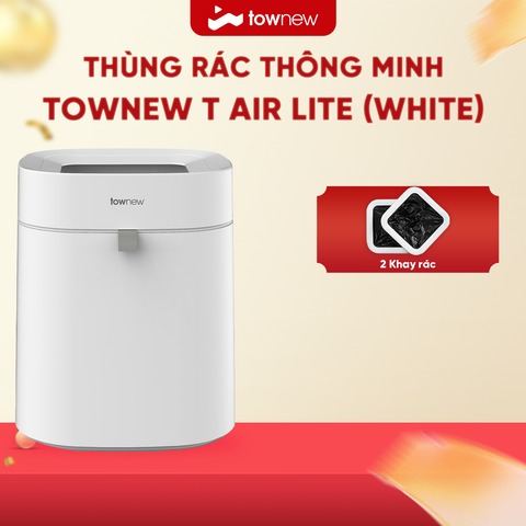 THÙNG RÁC THÔNG MINH TOWNEW T AIR LITE (WHITE) – BẢN QUỐC TẾ – BH 12 THÁNG