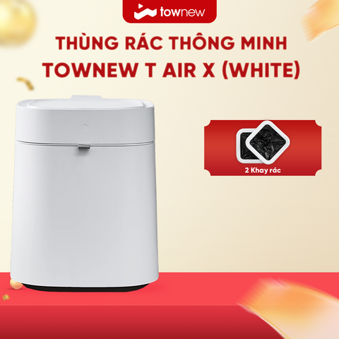 THÙNG RÁC THÔNG MINH TOWNEW T AIR X ( WHITE ) – BẢN QUỐC TẾ – BH 12 THÁNG