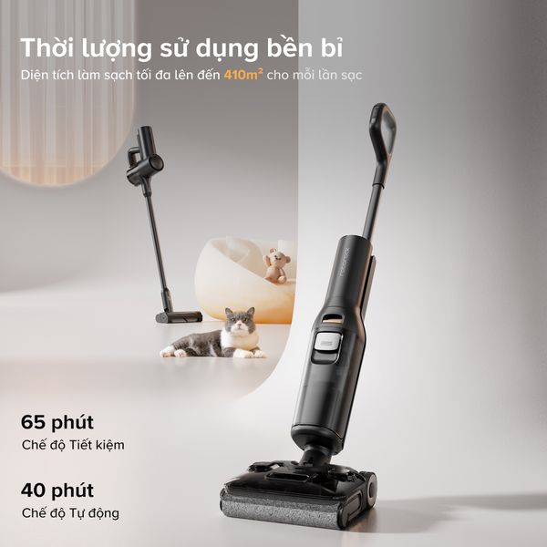 MÁY HÚT BỤI LAU SÀN KHÔ VÀ ƯỚT ROBOROCK F25 ACE COMBO – BẢN QUỐC TẾ