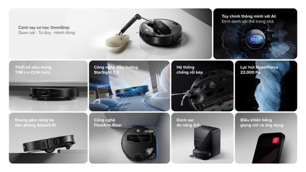 ROBOT HÚT BỤI LAU NHÀ ROBOROCK SAROS Z70 – BẢN QUỐC TẾ